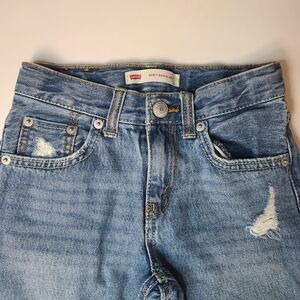 Levi's Kids' Blue Adjustable Waistband Stretch Jeans Size 6 NWT